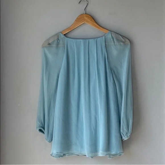 Diane Von Furstenberg FENOBE Silk Chiffon Blouse - Picture 3 of 8